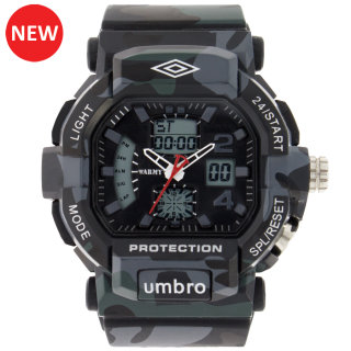 Umbro-040-1  Gray Camouflaged Rubber